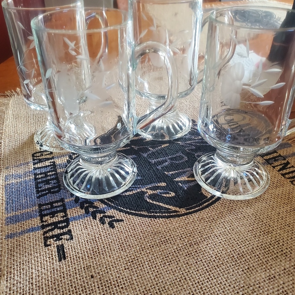 Princess house glass mug set
